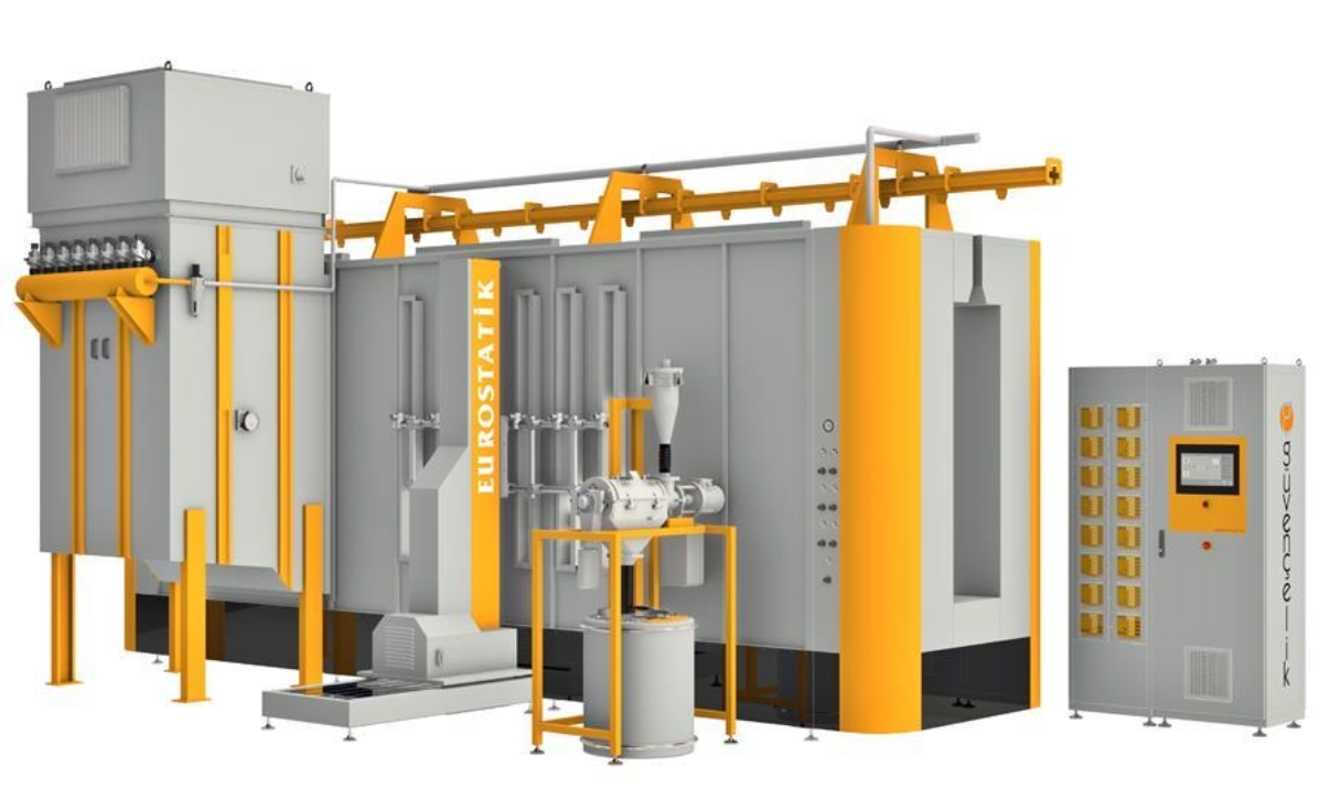 Industrial coating plant reference image for CED plant