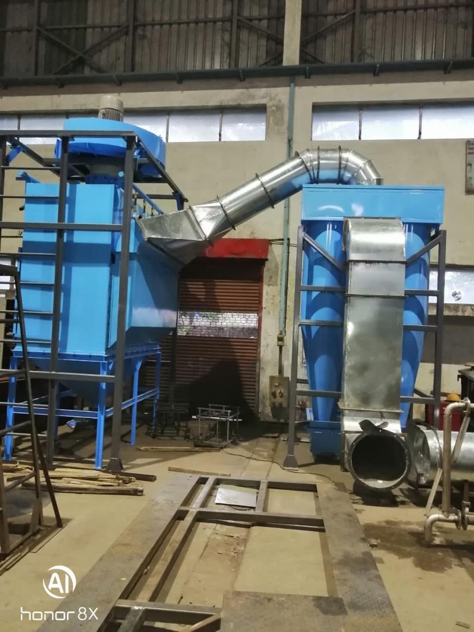 Powder recovery cyclone and filter system